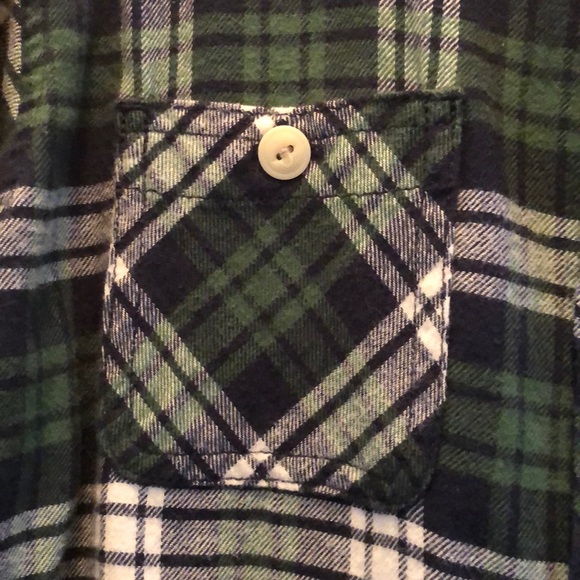 Lands’ End Kids Flannel Shirt Size M (10-12) - Picture 5 of 5